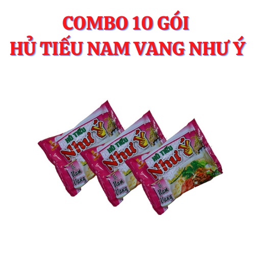 Combo 10 gói Hủ tiếu hiệu Như Ý  60gr * 10 gói