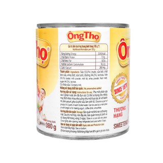 Sữa Đặc Ông Thọ Lon 380g ( ông thọ đỏ đục nắp và ông thọ trắng giật nắp)
