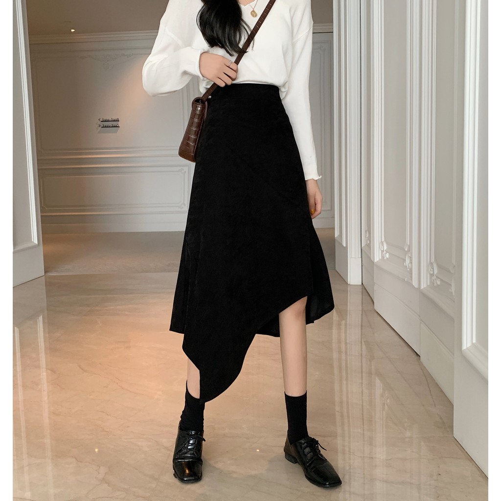 Chân váy dạ phong cách