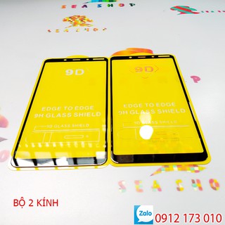Bộ 2 Kính cường lực Nokia 3.1 Plus Full màn hình / Dán full màn Nokia 3.1 Plus - SEASHOP