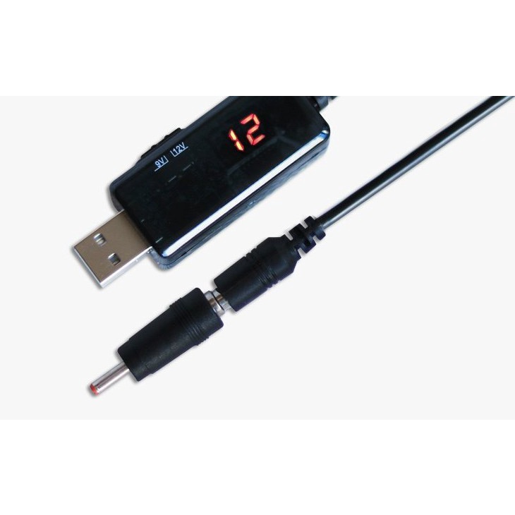 USB to DC5.53.5mm router optical modem voltage conversion cable 5V booster to 9v12V charging cable