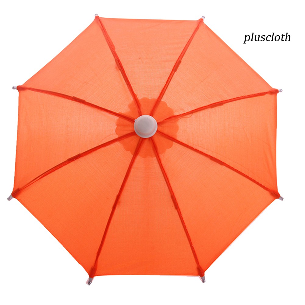 Cây dù đồ chơi mini màu trơn đáng yêu dành cho búp bê
