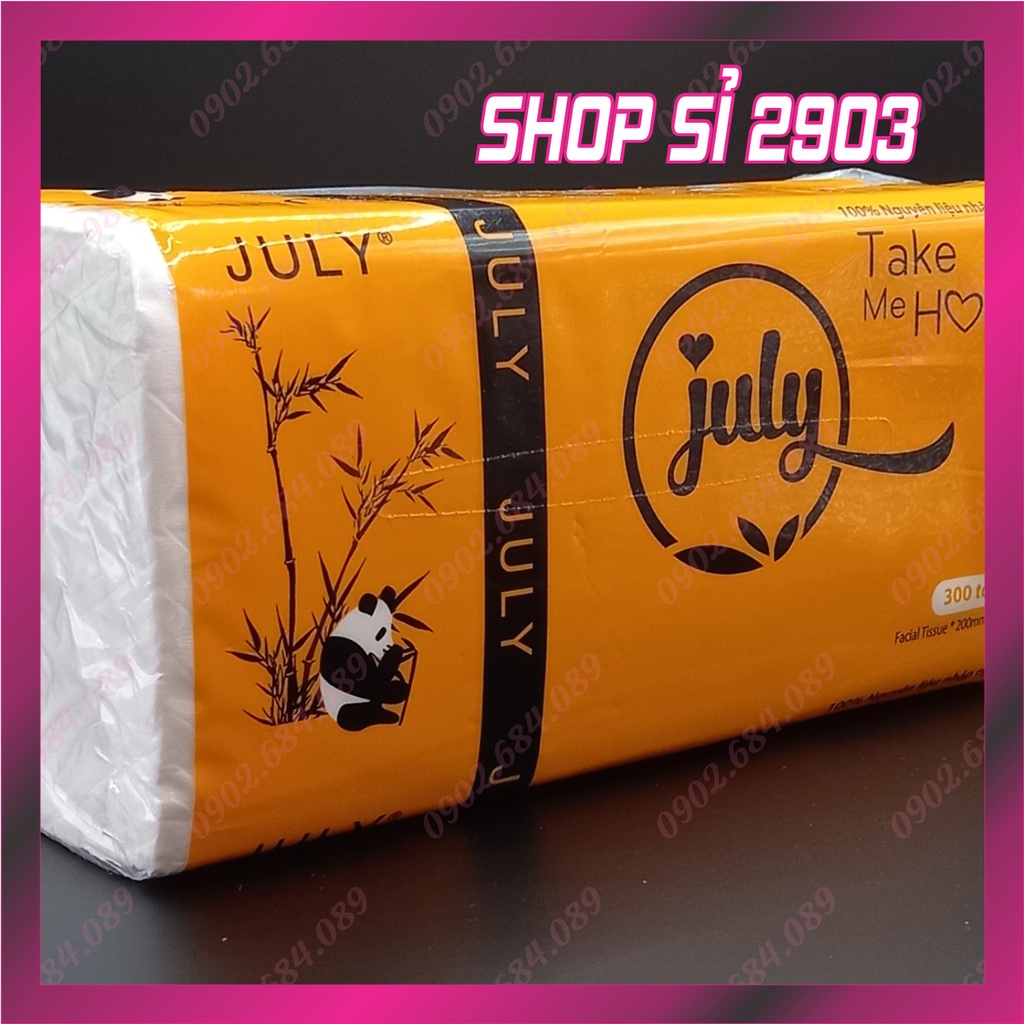 Combo 5 bịch khăn giấy lụa cao cấp July