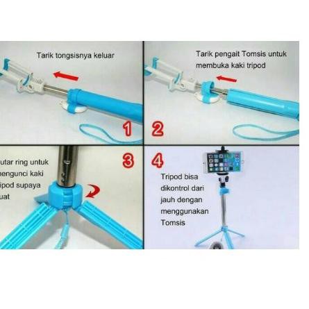 Giày Thể Thao Thời Trang Năng Động Gậy Chụp Ảnh Tự Sướng 3 Trong 1 Kết Nối Bluetooth