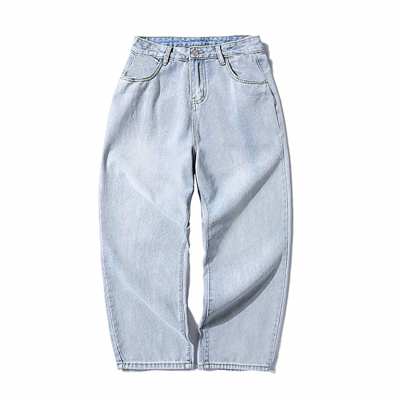 [Mã SKAMSALEP6 giảm 10% TỐI ĐA 100K đơn150K] Quần Jeans Nam Dáng Rộng Thời Trang Hàn | BigBuy360 - bigbuy360.vn