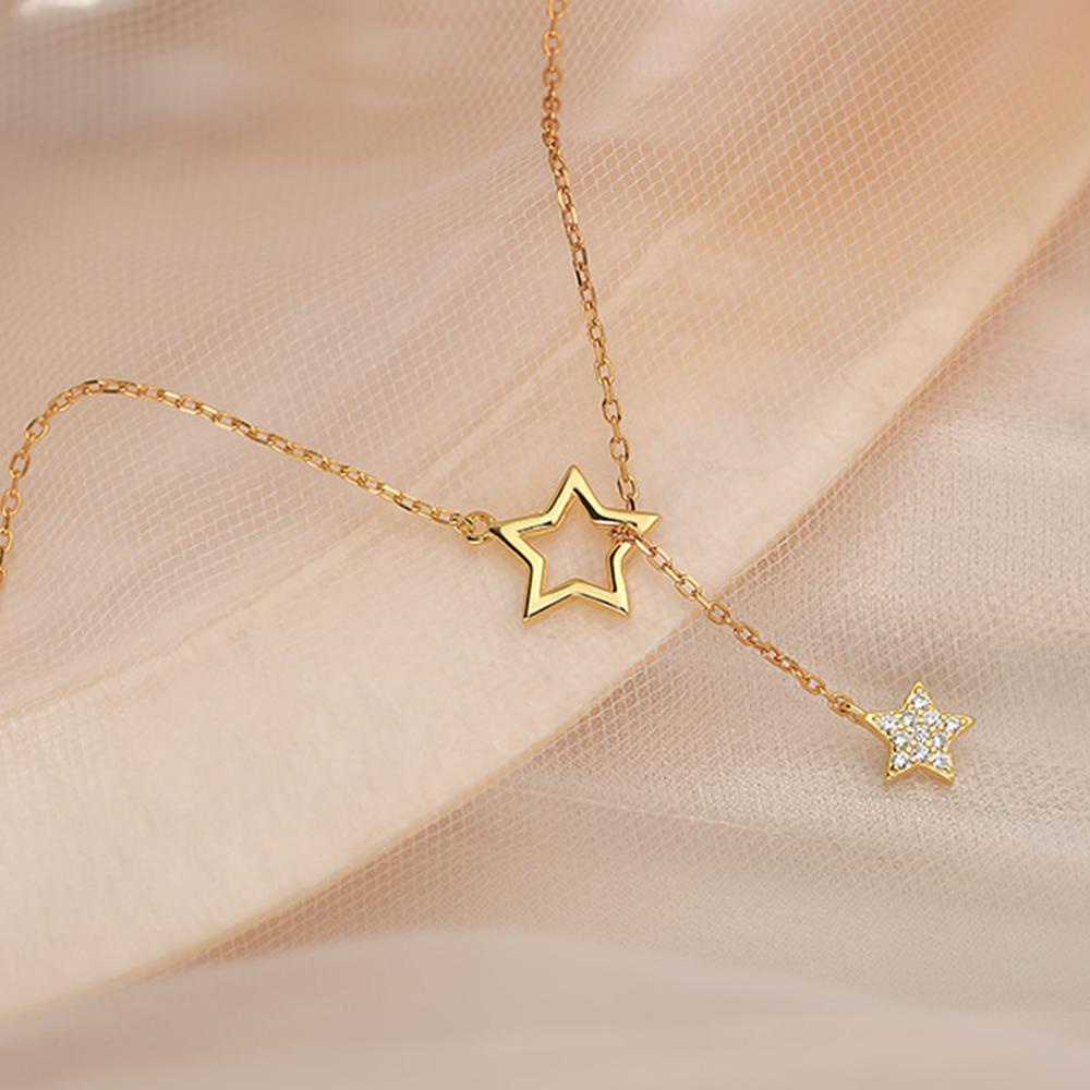 Vòng cổ Choker Họa Tiết Ngôi Sao Đơn Giản Cho Nữ