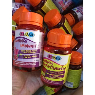 Kẹo dẻo PEDIAKID GOMMES 60 VIÊN