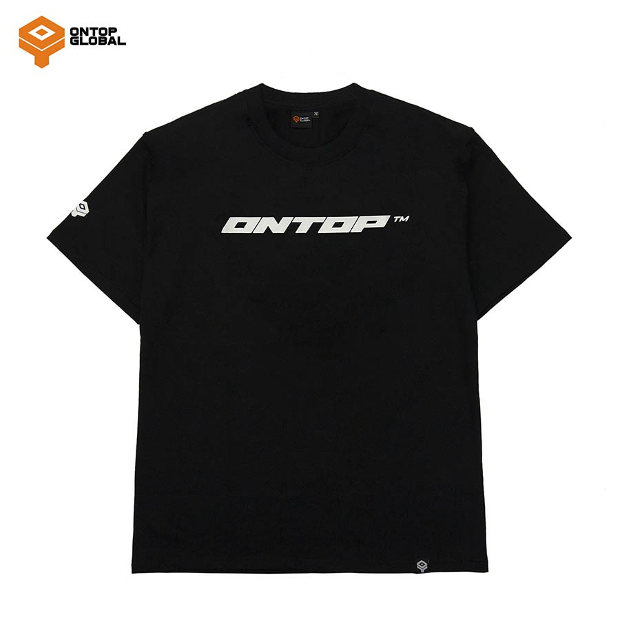 Áo thun local brand nam form rộng tay lỡ màu đen ONTOP - Sign | BigBuy360 - bigbuy360.vn