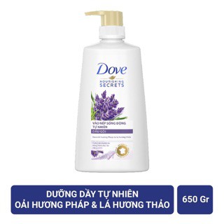 Dầu Gội Xả Dove Oải Hương/ Hoa Sen 650g/620g