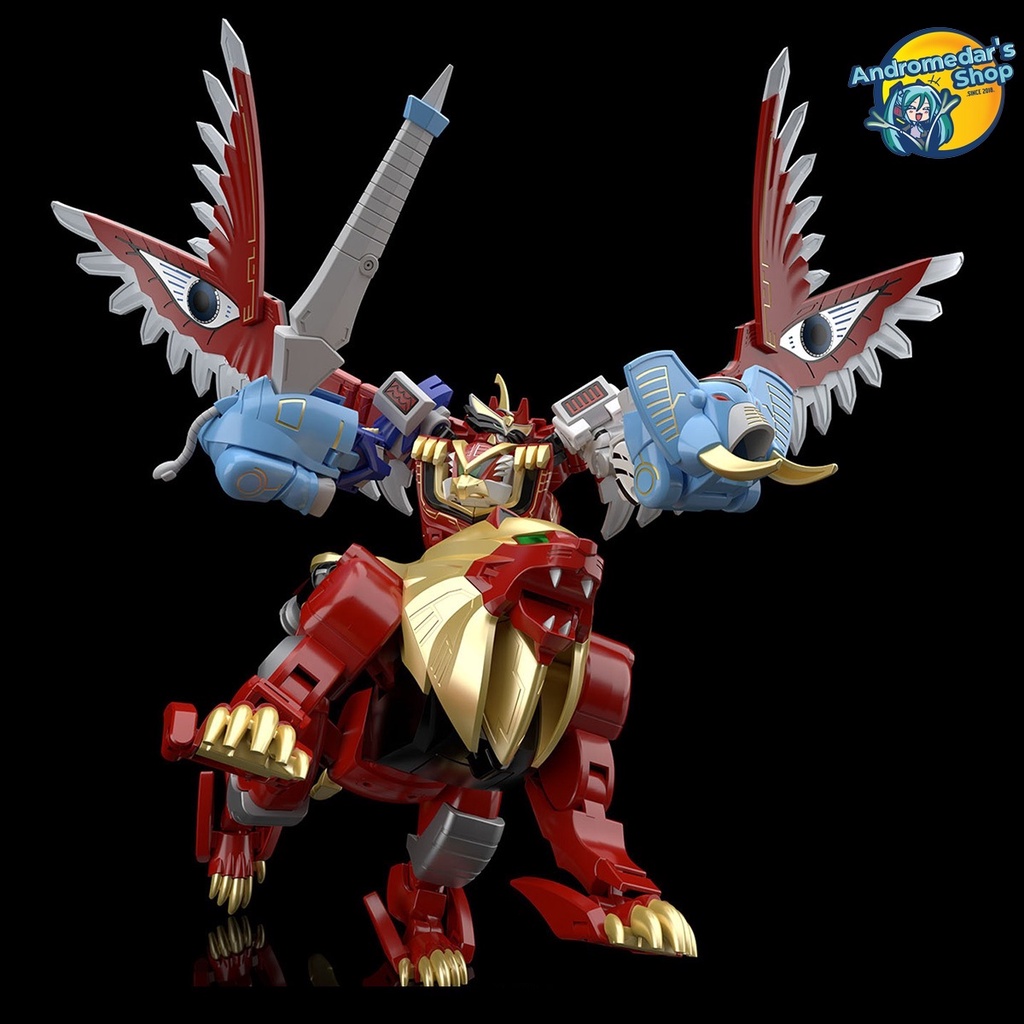 Mô hình lắp ráp SMP Shokugan Modeling Project Gaoranger Gaolion & Gaoelephant