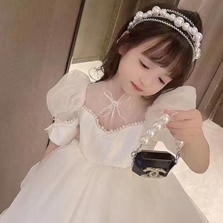 Cài công chúa đính ngọc trai sang chảnh cho bé gái hannah kids