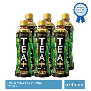 Lốc 6 Chai Trà Ô Long Tea+ Plus 455ml/Chai