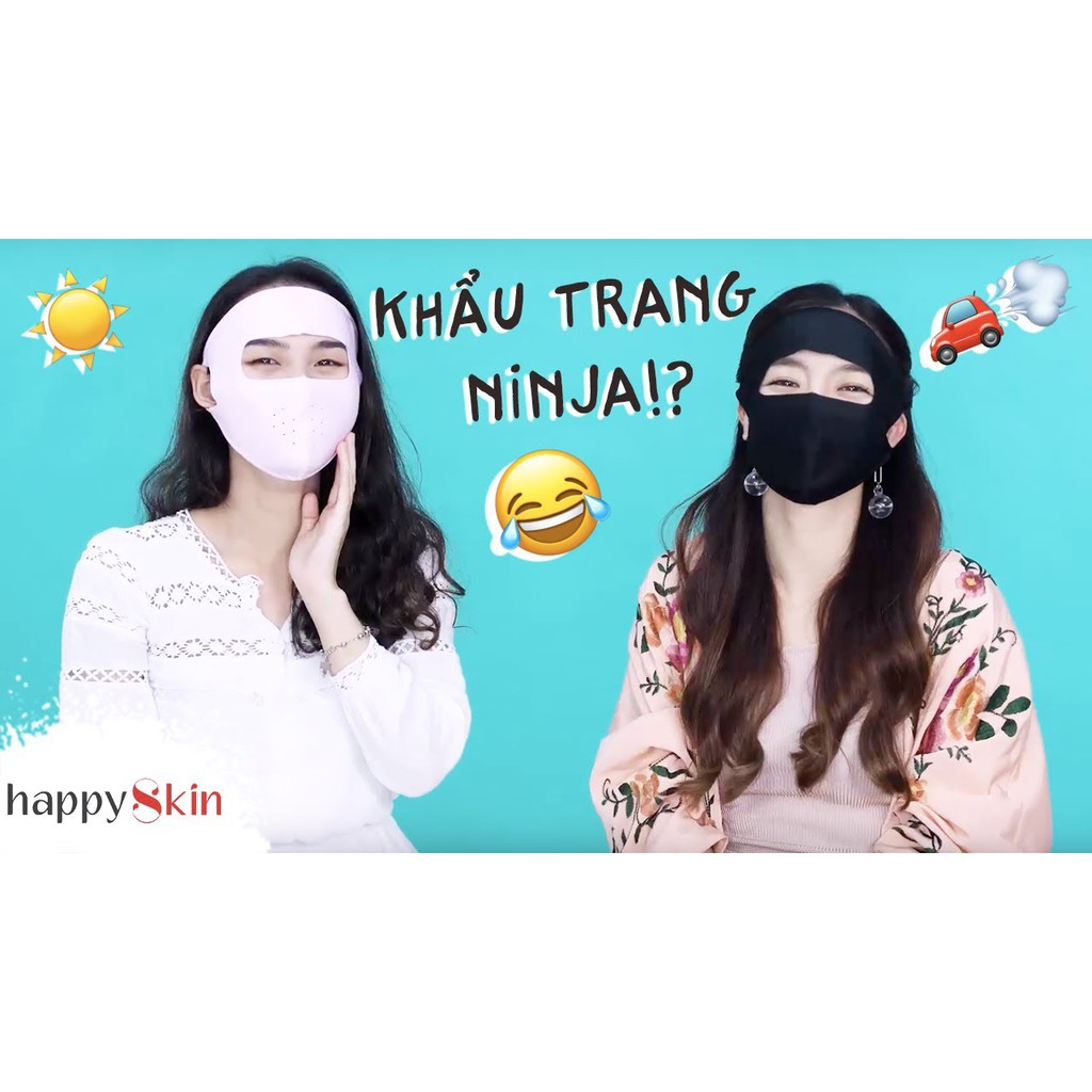 Khẩu trang ninja hàng đẹp vải cotton thoáng mát chống bụi