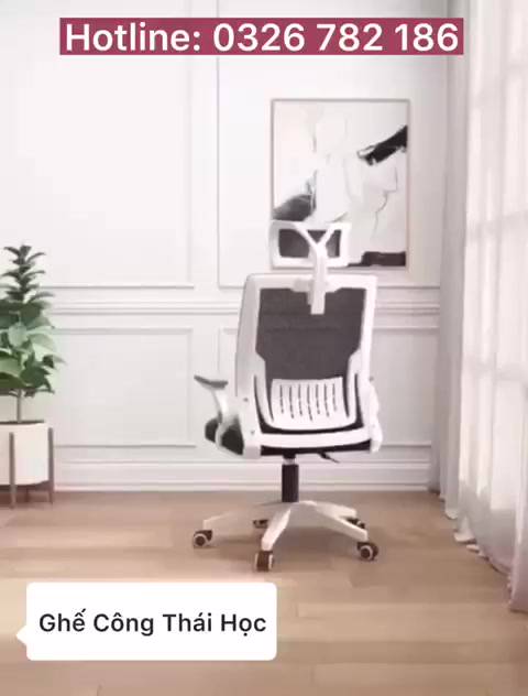 Ghế văn phòng, ghế lưng lưới công thái học ergonomic thông minh hỗ trợ giảm đau mỏi thắt lưng | BigBuy360 - bigbuy360.vn