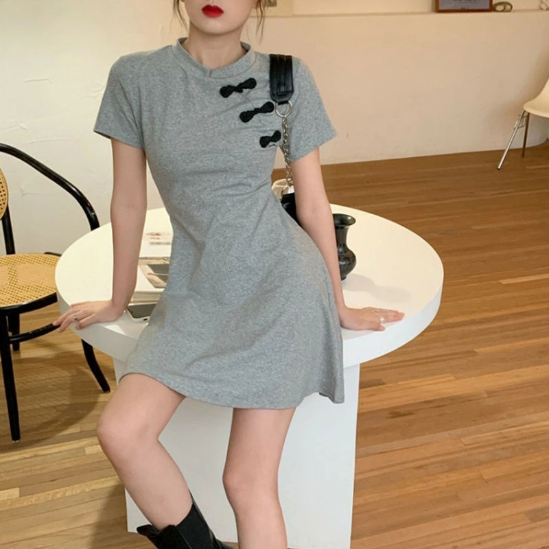 Đầm Ngắn Dáng Chữ A Thiết Kế Mới Xinh Xắn Thời Trang Dành Cho Nữ