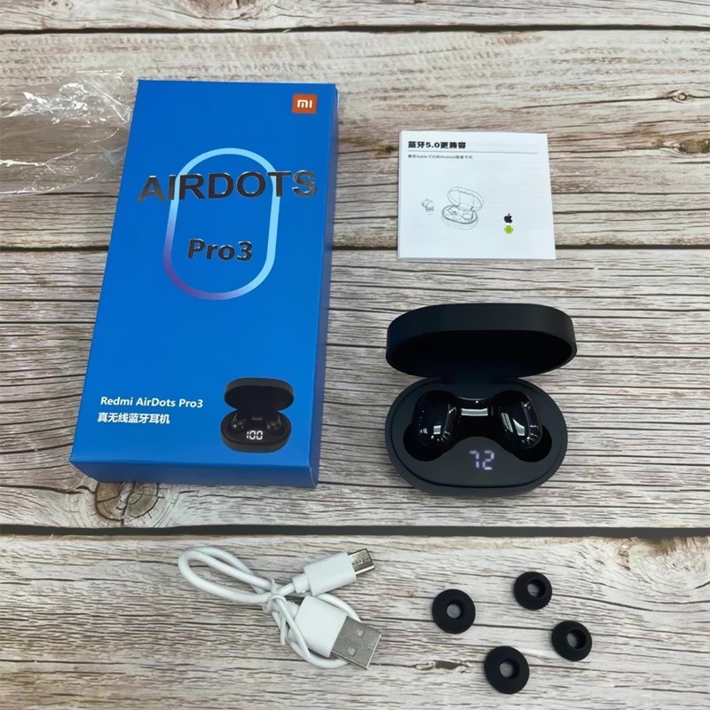 Tai Nghe bluetooth Không Dây xiaomi redmi airdots pro3 Có Micro Loại c 3 Aptx-x