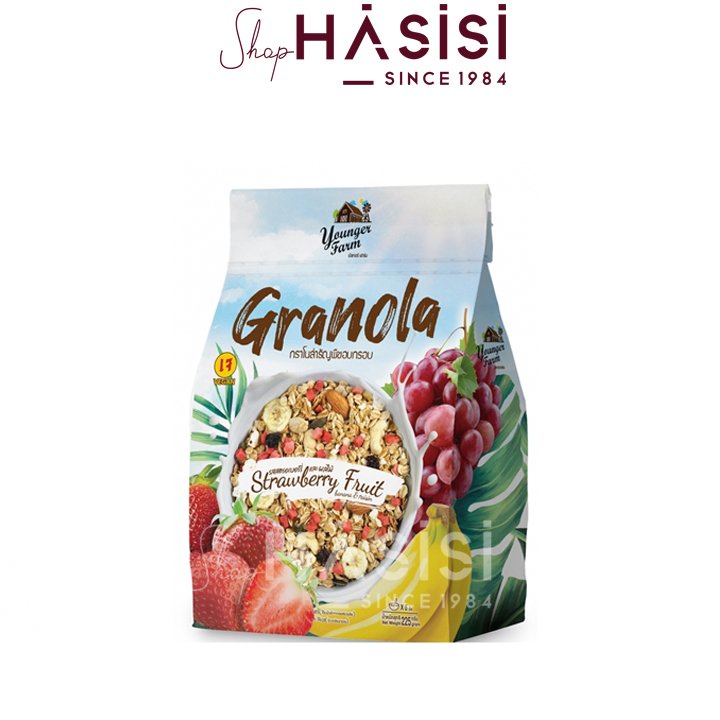 Ngũ Cốc Mix Trái Cây Thái Lan YOUNGER FARM - Granola Fruit 225g