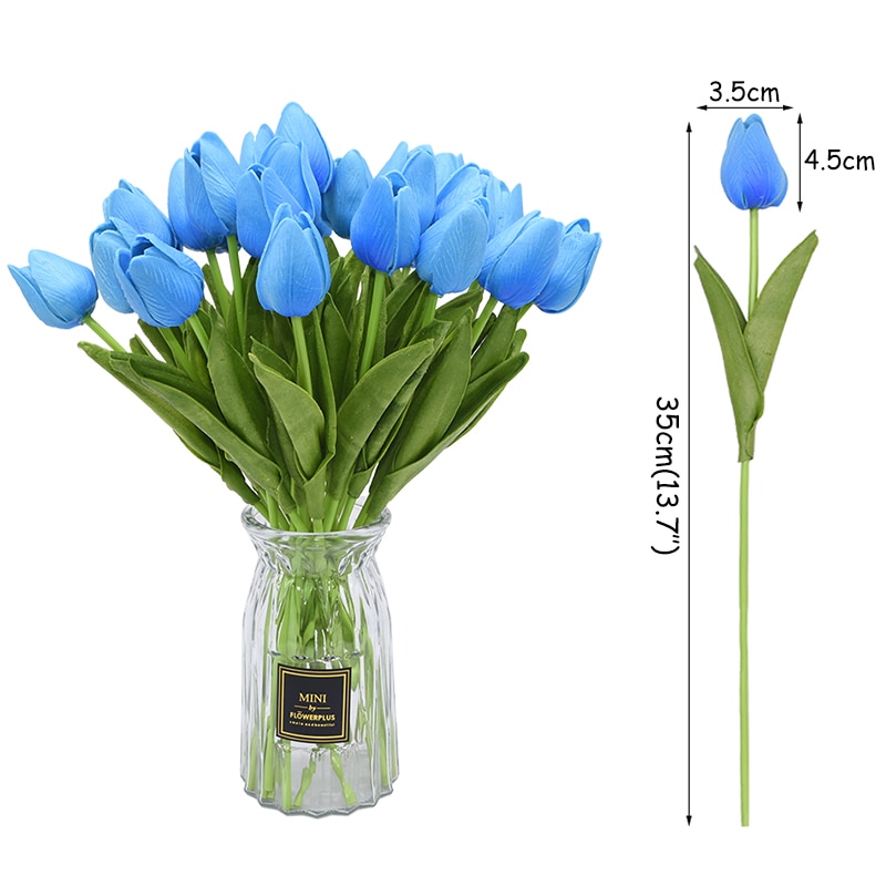 Bó Hoa Tulip Nhân Tạo Trang Trí Tiệc Cưới