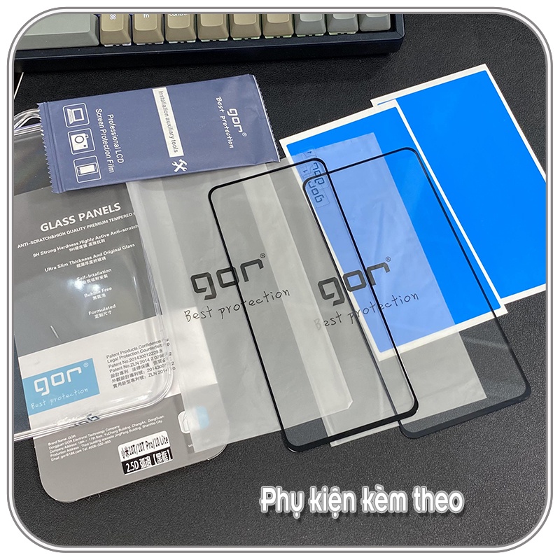 Bộ 2 miếng cường lực GOR Full 2.5D cho Xiaomi Redmi Note 11 Pro 4G - 5G - Hàng nhập khẩu