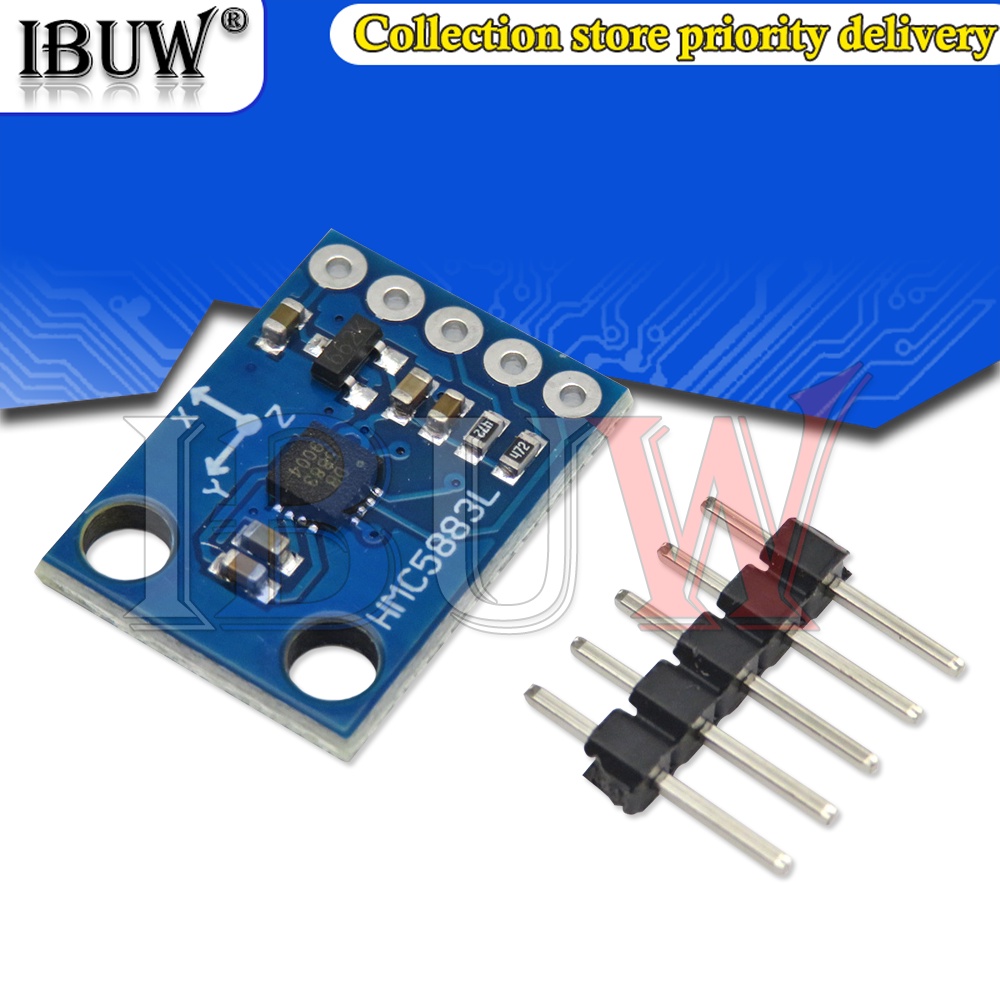 1 Mô Đun Cảm Biến Ba Trục GY-273 3V-5V QMC5883L Cho Arduino