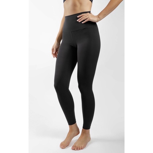 Quần tập nữ Legging 90Degree Black tập gym, yoga, thể thao ko bám bụi