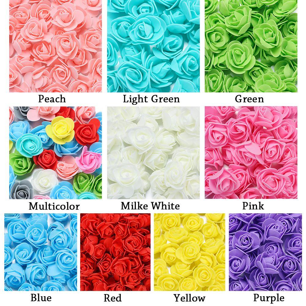 CONOPERY Bộ 50 Bông Hoa Giả Bằng Xốp PE Dùng Trang Trí DIY