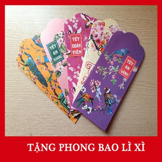 Combo 5 bao lì xì tết họa tiết