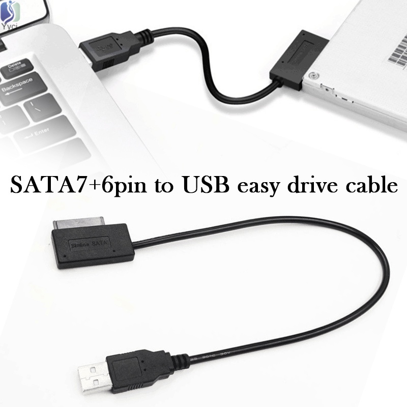 Cáp Chuyển Đổi Usb 2.0 Sang Sata Cho Ổ Đĩa Dvd / Cd Rom