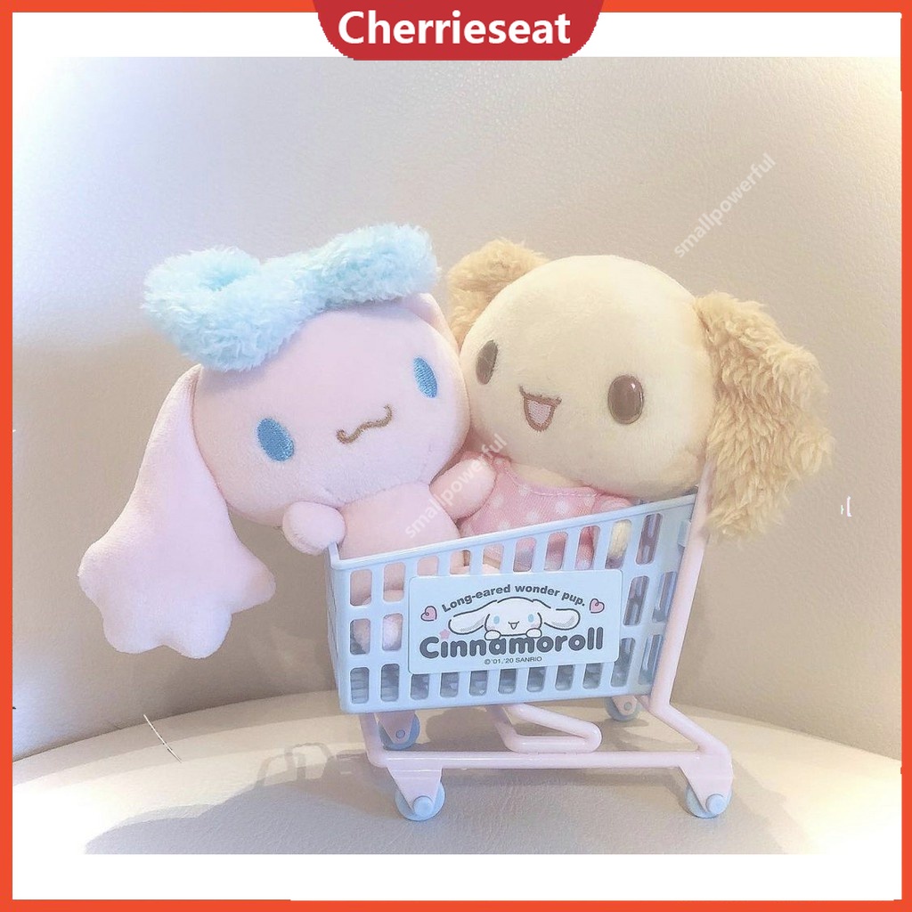 CHE MINISO sản phẩm nổi tiếng Sanrio tai lớn chó mèo xe đẩy hộp đựng đồ để bàn hộp nhựa đựng đồ trang trí nhỏ đựng đồ trang trí nhỏ giỏ mua hàng mini giỏ đựng đồ lặt vặt