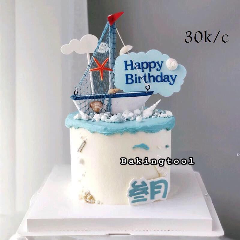 SP006375 	Đồ chơi trang trí bánh sinh nhật Thuyền CHÀI  - k chọn mẫu (chiếc)