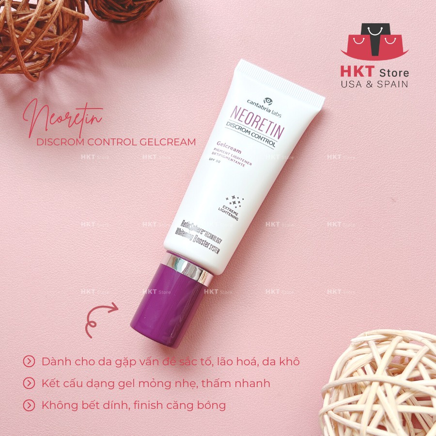 Kem chống nắng Neoretin DC Gel Cream SPF50 cho da treatment mạnh, da sạm nám 40ml