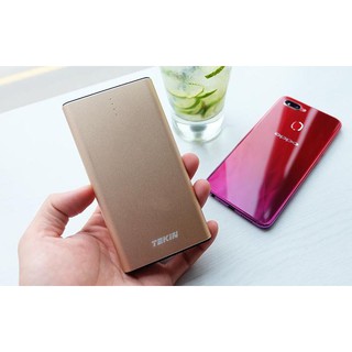 Sạc Dự Phòng Tekin 10.000 mAh - Tích Hợp Sạc Nhanh VOOC