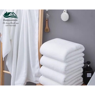 Combo 30 cái khăn tắm xuất khăn khách sạn, khăn nhà nghỉ 70x140cm 570g