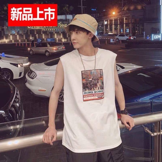 Áo tanktop Hong Kong ô vuông HDA0619