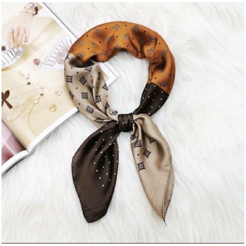 Khăn Lụa Vuông 70x70, Khăn Lụa Quàng Cổ