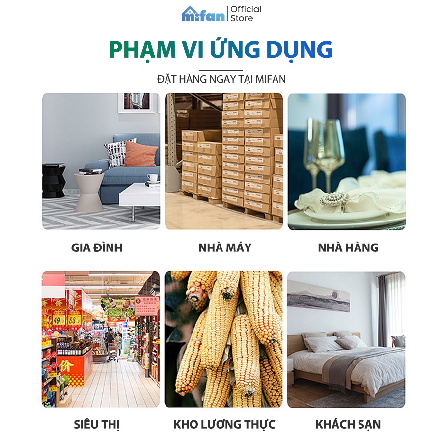 Máy Đuổi Chuột bằng Sóng Siêu Âm Cao Cấp MIFAN 2022 - Tự động chuyển tần số thông minh - Bảo hành 3 tháng 1 đổi 1