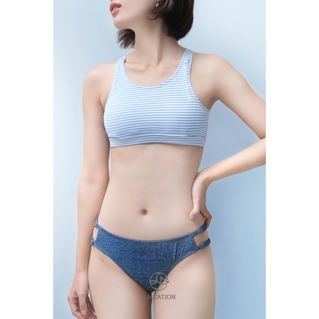 Quần Bơi Nữ 2 Dây LMcation Olivia - Màu Jean