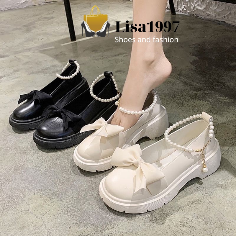 Giày lolita nữ đính cườm mẫu mới năm 2022