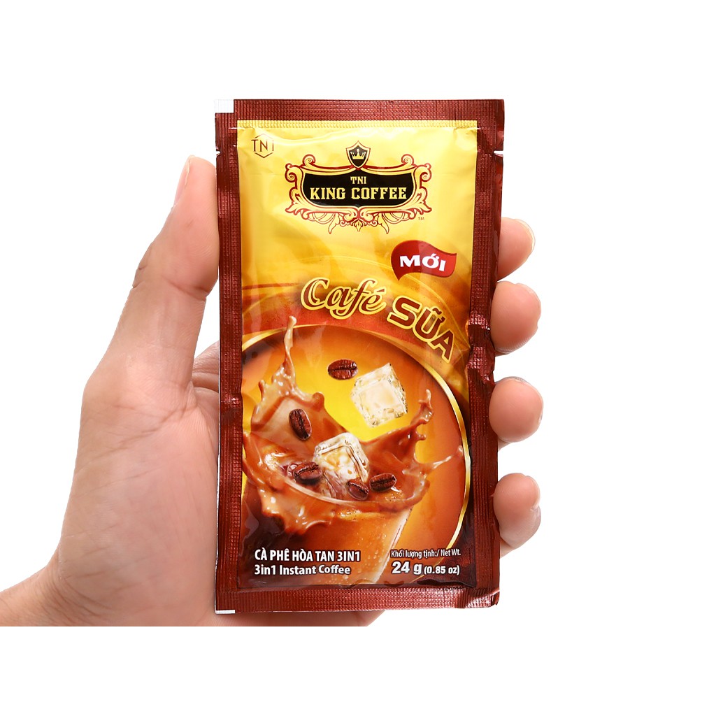 Cà phê sữa King Coffee 3in1 240g (10 gói x 24g)