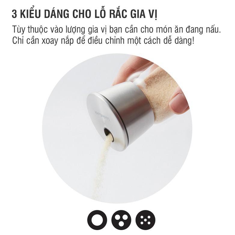 Lọ đựng gia vị 4P Lock&Lock Slim LLG842 [130ML]*4