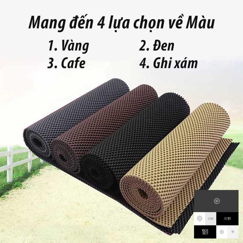 Cắt theo kích thước yêu cầu Thảm lót sàn ô tô bằng cao su - kích thước 40x145cm - đủ 4 màu