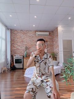 Ảnh thật bộ lụa nam
