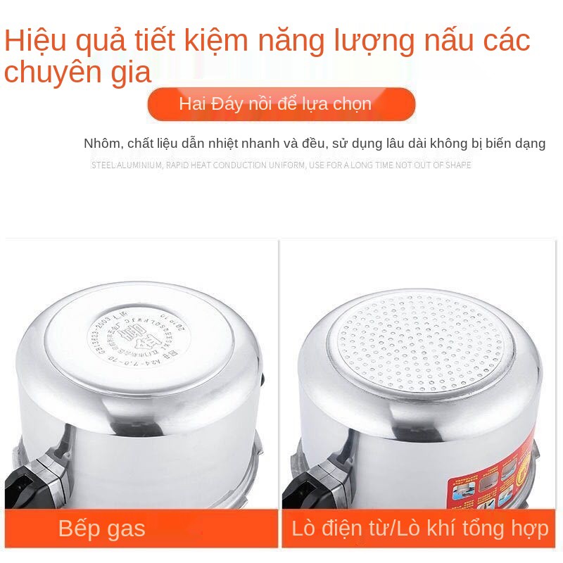 Mua và tặng 5 nồi áp suất hợp kim nhôm chống cháy nổ chính hãng thương hiệu Jinxi bếp gas âm từ hai công dụng