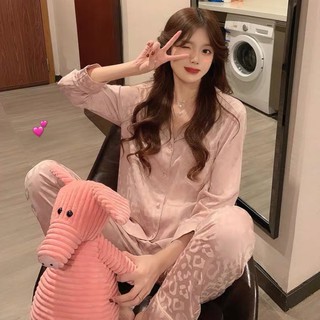 [Hàng order] Bộ pijama dài hồng phấn Hot