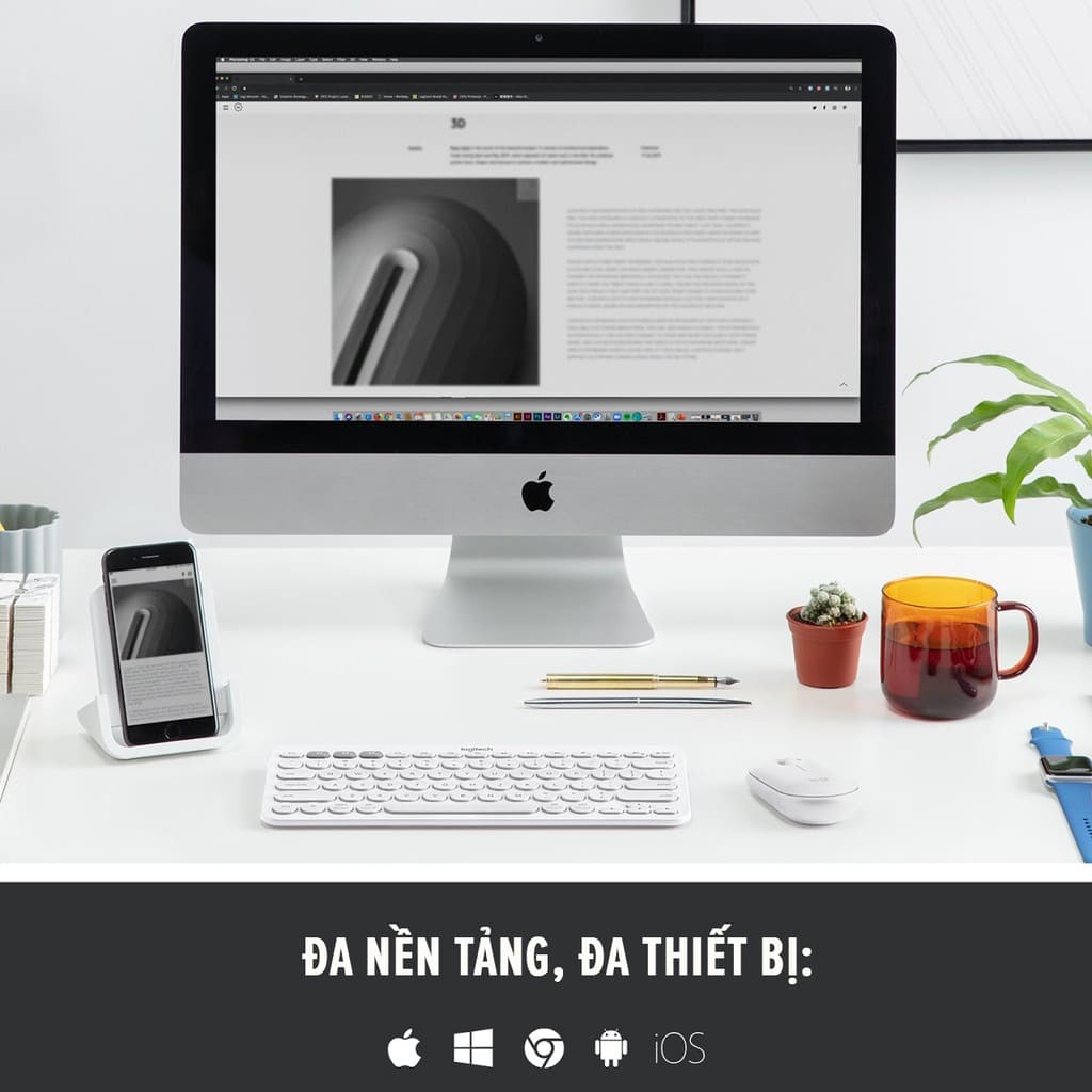 [HÀNG CHÍNH HÃNG] Bàn Phím Bluetooth Logitech K380 - Bảo hành 12 tháng | BigBuy360 - bigbuy360.vn