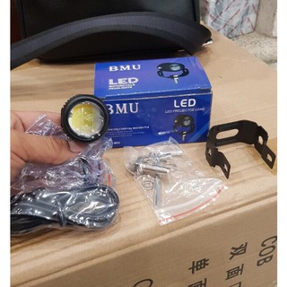 đèn trợ sáng led bi cầu mini 2 chế độ