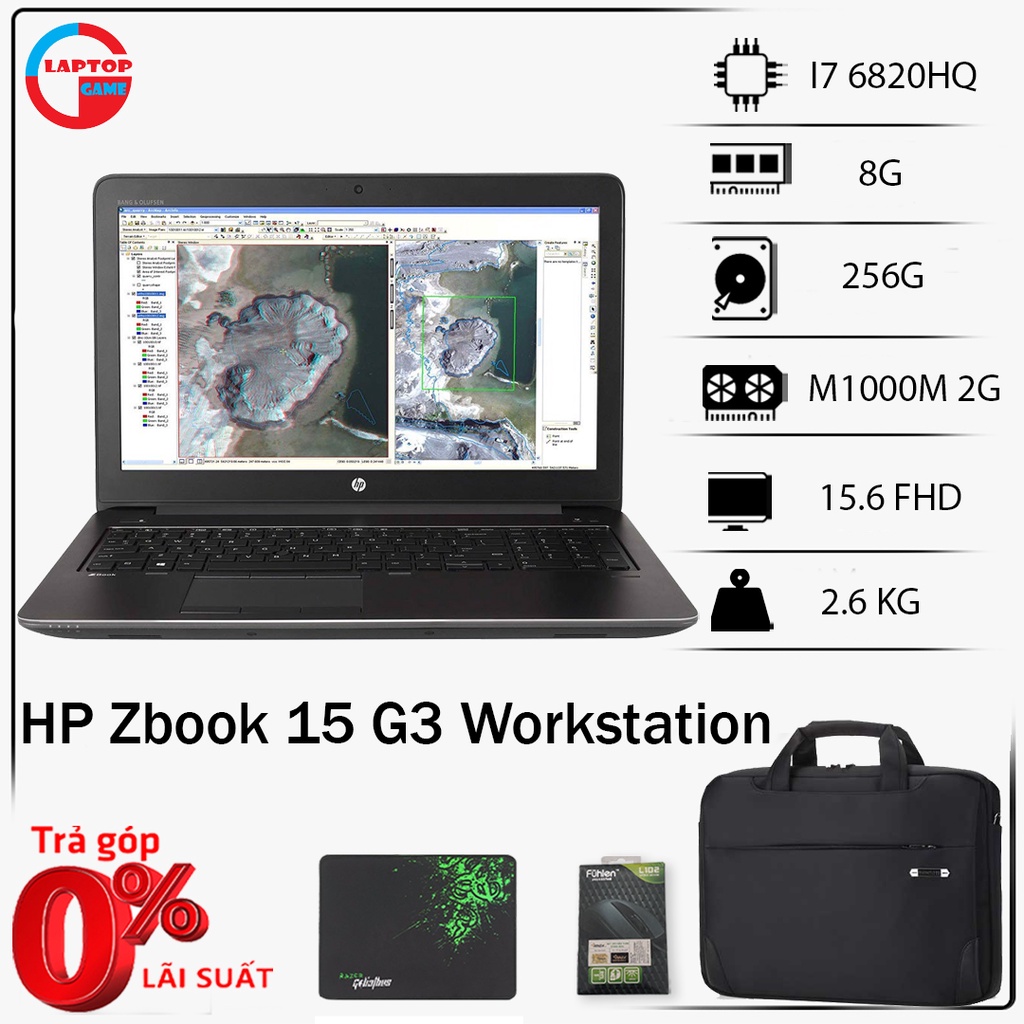 HP Zbook 15 G3 core i7 6820hq - máy trạm đồ họa và chơi game, laptop cũ đồ họa như mới