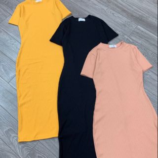 [ BAO ĐẸP NHƯ HÌNH] Đầm body xẻ đùi [ HÀNG SẴN] D00078