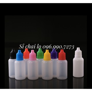 COMBO 100 vỏ 20ml nhỏ mắt cao cấp chai nhỏ giọt chai nước mắt chai nhựa vỏ nhựa
