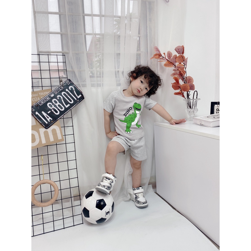 Bộ cotton borip Carter bé trai chất mềm co giãn thoải mái chất 100% cotton